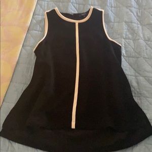 Madewell black and white tunic top.  Size Small.